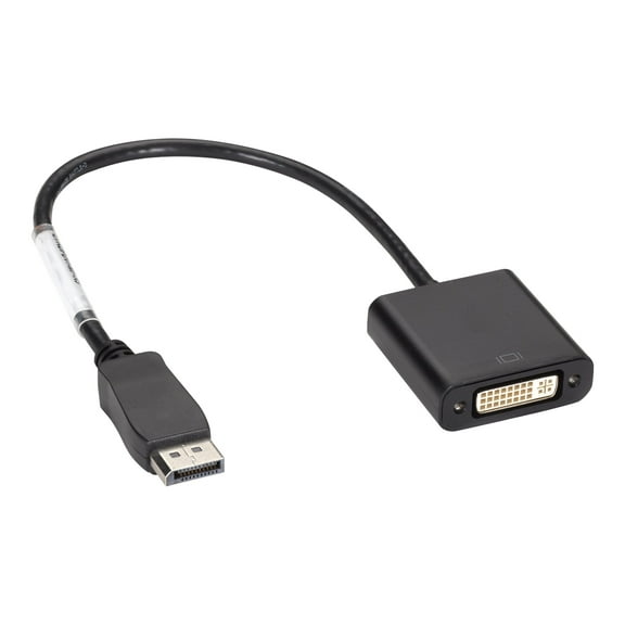 DisplayPort Adapter, 32 AWG, DisplayPort Male to DVI-D Female