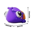 thumbnail image 2 of Desk Squeeze Toys, Relaxation Fidgets for Adults, Sensory Toys for Adults, 4 in Purple Beetle, Desk Fidgets for Adults, Squeeze Toys for Adults, 1 Pc, 2 of 7
