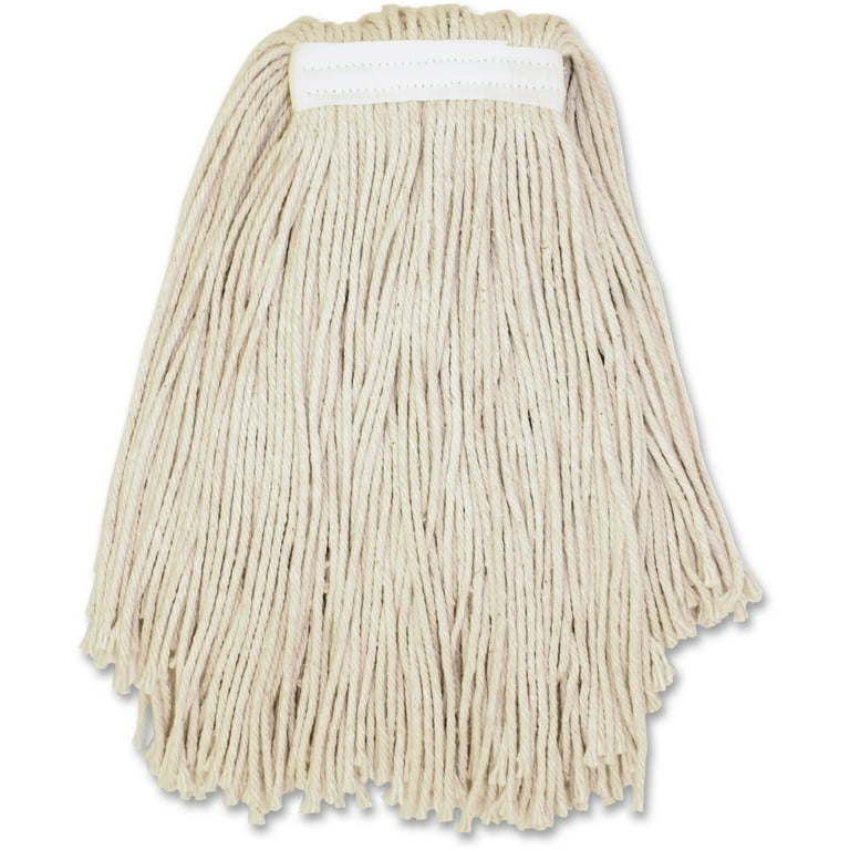 Genuine Joe Clamp-style Mophead - Cotton - 1Each Genuine Joe Clamp-style Mophead - Cotton - 1Each