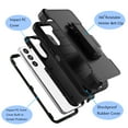 thumbnail image 5 of Samsung Galaxy S23 Plus 5G Case with Belt-Clip Holster ,Njjex Heavy Duty Protective Drop Protection Shockproof Cover with screen protector - Black, 5 of 6