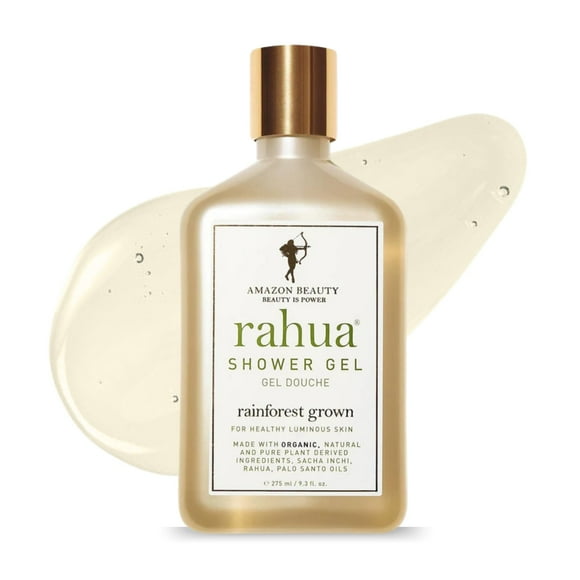 Rahua Shower Gel 9.3 Fl Oz, Natural Body Wash Soap Made with Plant Based Organic Ingredients, Vanilla, Palo Santo, Lavender, Eucalyptus, Polyphenols,