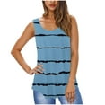 thumbnail image 1 of T-Shirt Sans Manches pour Femmes, Débardeur Ample à Col Rond, Haut en Tricot Extensible Décontracté pour Femmes, Doux pour Tous les Jours, 1 of 5
