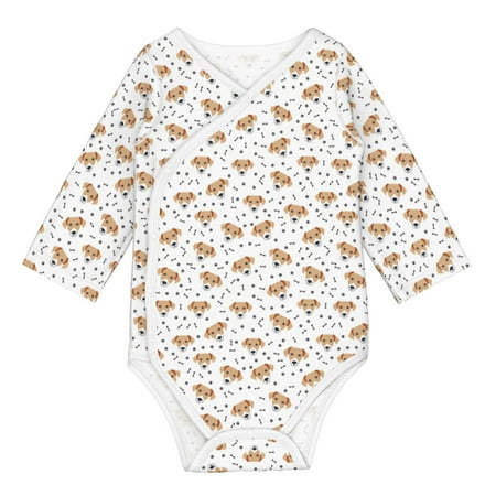 

Coaee Labrador Retriever Dog for Soft Cotton Baby Long-Sleeve Bodysuit Girls Boys Bodysuit Romper