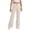 106Beige417, variant on WERYOUNG School Uniform For Girls High Waist Solid Color Flared Leg Trousers Kids Girls Loose Fit Back To School Pants 5-6 Years