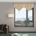thumbnail image 4 of AUQ Valances for Windows Valance Curtains for Kitchen Bedroom Bathroom Living Room Boho Triangle Valance Curtains Farmhouse Window Valance Swag Curtains Rod Pocket Cafe Valance for Laundry Basement, 4 of 7