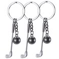 thumbnail image 1 of 3pcs Golfing Key Chain Creative Key Ring Lovely Key Pendant Bag Decoration, 1 of 3
