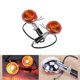thumbnail image 1 of QUANBU Motorcycle Amber Round Turn Signals Lights Blinker Indicator Lens for Yamaha Road Star Virago V Star 85-99 2 Pack, 1 of 5