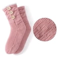 thumbnail image 4 of LEMZONE Women's Winter Slipper Socks Warm Cozy Fuzzy Fleece-lined Cabin Socks with Grippers, 4 of 5