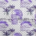 thumbnail image 1 of oneOone Silk Tabby Purple Fabric Tropical Quilting Supplies Print Sewing Fabric By The Yard 42 Inch Wide, 1 of 4
