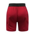 thumbnail image 4 of Aayomet Running Shorts for Men Solid Short Pant Elastic Waist Short Pant Pocket Short (Red, L), 4 of 5