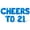 Blue, variant on Letter Balloons - CHEERS TO 21 16" Inch Alphabet Letters Foil Mylar Balloon Bachelorette Party Banner (Purple)