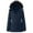 XQRN1-Navy, variant on Meichang Winter Coats for Women with Faux Fur Hood Sherpa Fleece Lined Jacket Parkas Petite Women Anoraks Thicken Warm Zip Up Jackets Outerwear