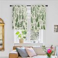 thumbnail image 6 of Kitchen Curtains over Sink Bathroom Window Cafe Basement Cortinas para Cocina Farmhouse Camper Rv Short Mini Curtain Green Botanical Plant Spring Elegant Country Rustic Modern Cute - 26×36‘‘, 6 of 6