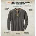 thumbnail image 2 of Legendary Whitetails Men's Recluse Raglan Henley Long Sleeve Shirt, 2 of 7