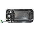 thumbnail image 2 of PT Auto Warehouse GM-3951MA-FR - Outer Exterior Outside Door Handle, Textured Black Housing with Chrome Handle, with Keyhole - Passenger Side Front Fits select: 2003-2005 HUMMER H2, 2 of 2