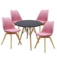thumbnail image 1 of Set de 4 Sillas y Comedor Mundo In  Set de 4 sillas Frankfurt y Mesa Redonda de 80 Cm, 1 of 6