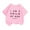 Pink, variant on Curuila Kid Girls Tops Letter Print Crew Neck Short Sleeve Tee Summer Casual Loose T Shirt Black Size 2-4 Years