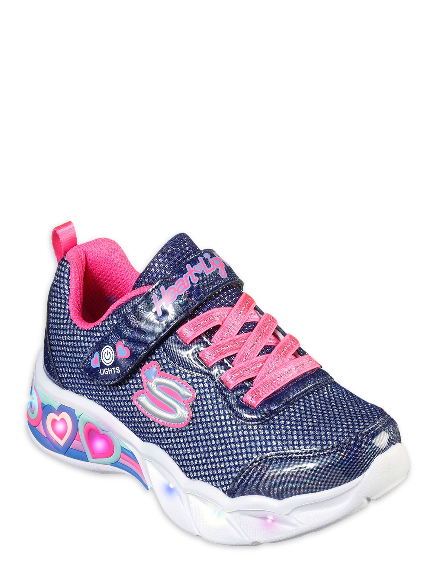 choque Triatleta Ropa Skechers S Lights: Heart Lights Sneaker (Little Girl and Big Girl) -  Walmart.com