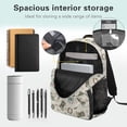 thumbnail image 3 of Yspwyqan School Backpack for Teens, Aztec Cowboy Bow Large Capacity Laptop Backpack, Double Zipper, Side Pockets, Casual Bookbag for High School College Travel, 3 of 7