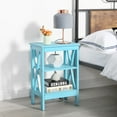 thumbnail image 4 of Modern Nightstands X-Design Side End Table Night Stand with Storage Shelf for Bedroom,Living Room, 4 of 15