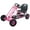 Pink, variant on hauck Blizzard Ergonomic Pedal Ride On Go Kart Toy for Boys and Girls Ages 4 to 8, Red