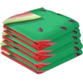 thumbnail image 6 of Red Watermelon Slices Seeds Tea Towels Set of 1 Green Watercolor Kitchen Dish Cloth with Hanging Loop, 18"x28"Lint-Free Absorbent Towel for Kitchen Drying Wiping and Cleaning, 6 of 6