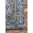 thumbnail image 5 of nuLOOM Hand Braided Otelia Denim And Jute Area Rug, 4', Denim, 5 of 5