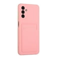 thumbnail image 2 of Galaxy A13 4G Case, Slim Soft Fit Shockproof Protection Case Dropproof Non-Slip Silicone Case with Card Slots Soft TPU Bumper Phone Wallet Case for Samsung Galaxy A13 4G, Pink, 2 of 7