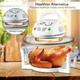 thumbnail image 4 of NutriChef PKAIRFR48 Halogen Oven Air-Fryer, Infrared Convection Cooker, Healthy Kitchen Countertop Cooking, 4 of 7