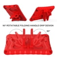 thumbnail image 3 of for iPad mini 1/2/3/4/5 Case for Kids with 90° Rotatable Folding Butterfly Stand Shoulder Strap Cover Heavy Duty Protection for iPad mini 1/2/3/4/5, Red, 3 of 6