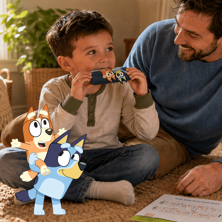 Bluey Electronic Harmonica Musical Toy with Songbook photo 5