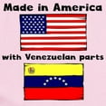 thumbnail image 2 of CafePress - Made In America With Venezuelan Parts Body Suit - Baby Light Bodysuit, Size Newborn - 24 Months, 2 of 4