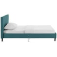 thumbnail image 4 of Modway Anya Twin Fabric Bed in Teal, 4 of 6