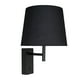 thumbnail image 3 of Estevez Luminario de muro AURA, E26, pantalla textil, Color negro, Ø225×235×450 mm, 3 of 8