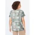 thumbnail image 2 of Woman Within Plus Size 7-Day Notch-Neck Tunic, 2 of 6