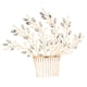 thumbnail image 2 of Peine del pelo de la flor de Gypsophila del diamante de imitación claro Accesorios nupciales del pelo de la boda Oro Soledad Casarse la toca nupcial, 2 of 10