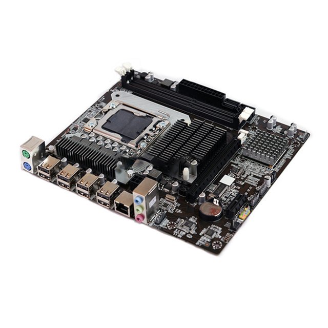 tarjeta madre Placa base de escritorio X58 para servidor LGA 1366 compatible con DDR3 ECC REG E5520 X5650 Hugtrwg Para estrenar