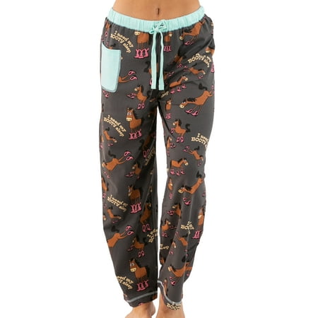 

LazyOne Pajamas for Women Cute Pajama Pants and Top Separates Booty Sleep Horse X-large