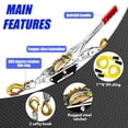 thumbnail image 2 of Cable de acero Come Along Fithoist de 2 toneladas con 2 ganchos, 2 of 6