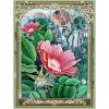 thumbnail image 2 of Cuadros Decorativos 5D DIY Diamond Painting Kits completo redondo taladro flor mosaico imagen pared Likrtyny embutido en tela, 2 of 9