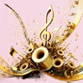 thumbnail image 2 of CafePress - 3D Music Notes Explosion Body Suit - Baby Light Bodysuit, Size Newborn - 24 Months, 2 of 4