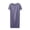 Gray, variant on HomeGardon,Nightgowns for Women Sleepwear,Womens Short Sleeve Skirt Summer Thin Loose Dress Casual Solid Color Home Nightgown,XL-XXXXXL