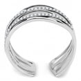 thumbnail image 3 of Womens Rings High polished (no plating) Stainless Steel Ring with AAA Grade CZ in Clear DA047, 3 of 4