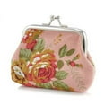 thumbnail image 3 of Windfall Vintage Flower Canvas Women Hasp Clutch Buckle Coin Purse Cash Card Holder Bag, 3 of 7