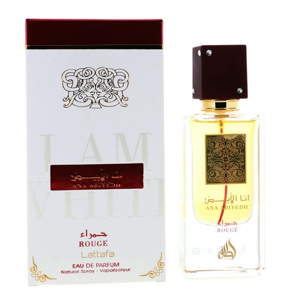 Lattafa Perfumes Ana Abiyedh Rouge pour Unisexe Eau de Parfum en Vaporisateur, 2.0 Onces / 60 ml