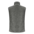 thumbnail image 6 of Womens Vest Sleeveless Fuzzy Sherpa Jacket Button Down Loose Warm Gilet Outerwear Color Grey Size S, 6 of 7