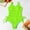 Green, variant on Girl Swimsuits Sleeveless 1-Piece Bathing Suits Quick Dry Swimwear with Solid Color Girls' Swimwear 7-8 Years