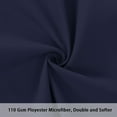 thumbnail image 4 of REGALWOVEN Set of 2 Body Pillowcases Zippered Body Pillow Cover for Body Pillows, Jumbo Navy Blue, 4 of 7