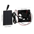 thumbnail image 2 of Mini Solar Exhaust Fan Chicken / Kennel and Utility Room Automatic Temperature Control Low Noise Green Energy Saving ,High Performance, 2 of 7