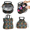 thumbnail image 2 of Pioneer Flower Floral Print Pattern Drawstring Lunch Bag Women - Drawstring Lunch Bag Insulated for Work Office - Stain-Resistant Large Lunchbags for Women with Multi-Pockets, 2 of 6